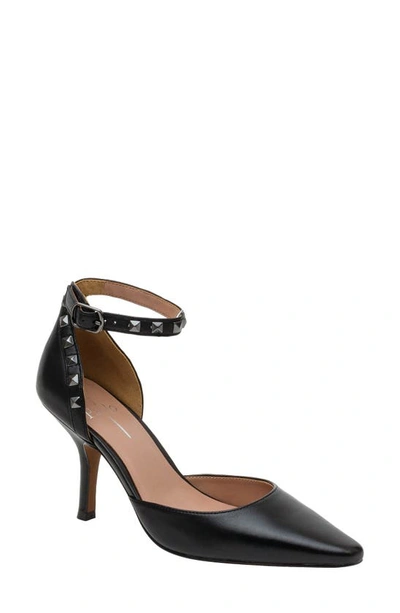 Linea Paolo Yanka Ankle Strap Pump In Black