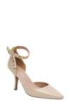 Linea Paolo Yanka Ankle Strap Pump In Nude