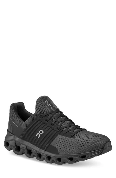 On Cloudswift Running Shoe In All Black