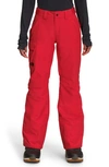 The North Face Freedom Waterproof Insulated Pants In Tnf Red