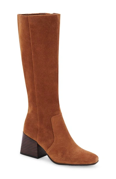 Blondo Tessa Waterproof Boot In Cognac Suede