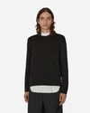 COMME DES GARCONS BLACK ASYMMETRIC PULLOVER