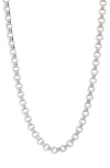 Nordstrom Bold Chain Necklace In Silver Oxidized