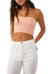 Free People Amelia Bandeau Bralette In Rose Blush