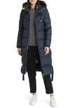 Parajumpers Panda Hooded Down Puffer Parka In Navy