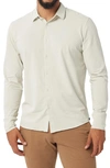Good Man Brand Flex Pro Lite On-point Button-up Shirt In Silver
