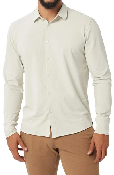 Good Man Brand Flex Pro Lite On-point Button-up Shirt In Silver