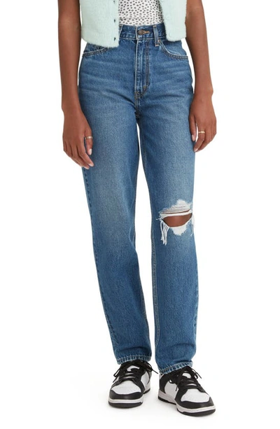 Levi's '80s Ripped High Waist Mom Jeans In Boo Boo