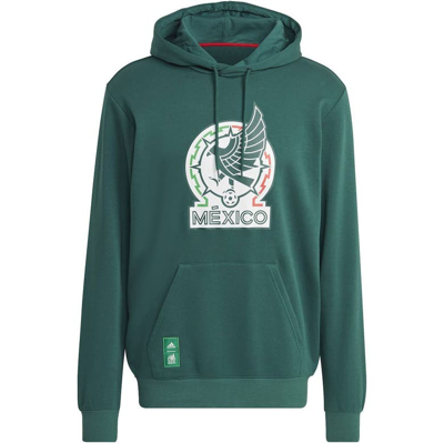 Adidas Originals Adidas Football Mexico World Cup '22 Dna Chest Logo Hoodie In Green