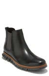 Cole Haan Men's Zerøgrand Waterproof Chelsea Boots Men's Shoes In Black-dark Pavement