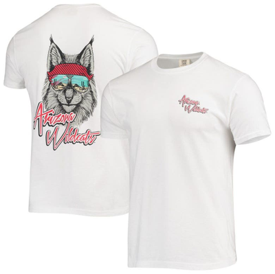 Image One White Arizona Wildcats Mascot Bandana T-shirt