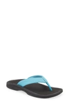 Olukai Ohana Flip Flop In Turquoise / Onyx