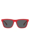 Polo Ralph Lauren 56mm Pillow Sunglasses In Matte Red