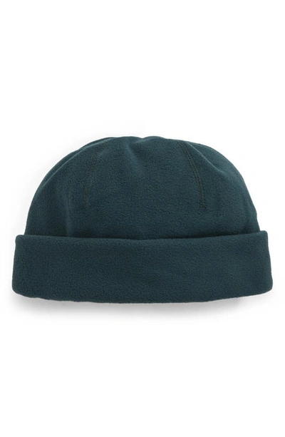 Madewell Resourced Fleece Cuffed Beanie In Ancient Forest