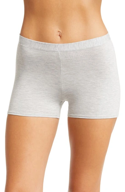 Meundies Feelfree Boyshorts In Heather Grey