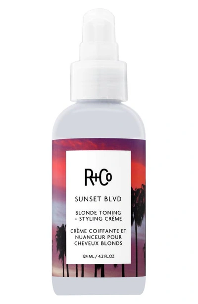 R + Co Sunset Blvd Blonde Toning Styling Crème 124ml In Default Title