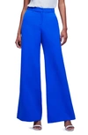 L Agence Pilar Wide Leg Pants In Pop Blue