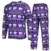Concepts Sport Men's  Purple Kansas State Wildcats Swivel Long Sleeve T-shirt And Pants Sleep Set In Purple