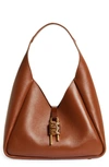 Givenchy Medium Leather Hobo Bag In Tan