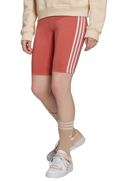 Adidas Originals Adicolor Essentials Tight Shorts In Magic Earth