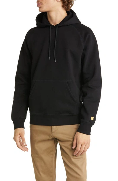 Carhartt Hooded Chase Sweatshirt In Black