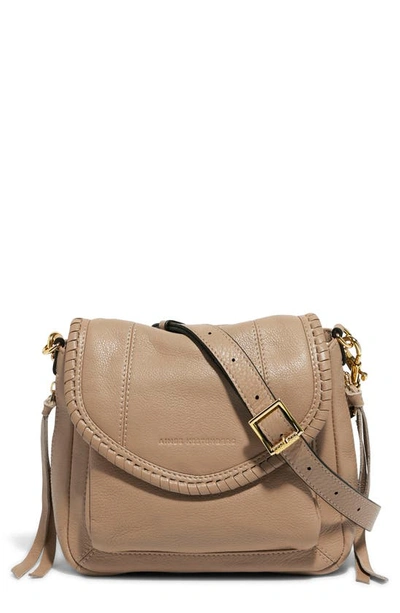 Aimee Kestenberg Mini All For Love Convertible Leather Crossbody Bag In Oat