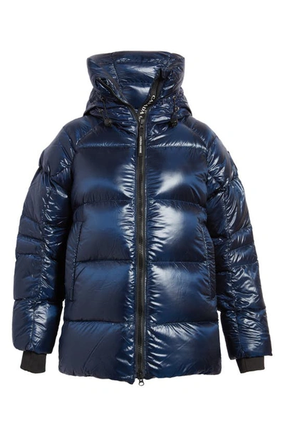 Canada Goose Cypress Wind Resistant & Water Resistant Packable Recycled Nylon Puffer Jacket In Atlantic Navy