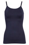 Shapermint Essentials All Day Every Day Scoop Neck Camisole In Navy