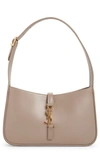 Saint Laurent Le 5 A 7 Ysl Shoulder Bag In Smooth Leather In Rosy Sand