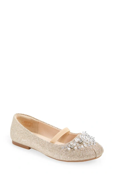 Dream Pairs Kids' Glitter Mary Jane In Gold