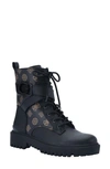 Guess Orana Combat Boot In Brown