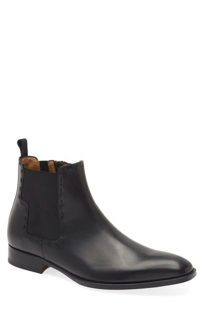 Cervantes Black Chelsea Boots By Mezlan Made In Spain Brand