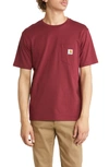 Carhartt Logo-patch Cotton T-shirt In Red