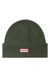 Hunter Play Essential Cuff Beanie In Maa Green