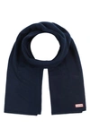 Hunter Play Essential Recycled Polyester Blend Scarf In Valtameri Blue