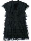 Macgraw Bon Bon Silk Dress In Black