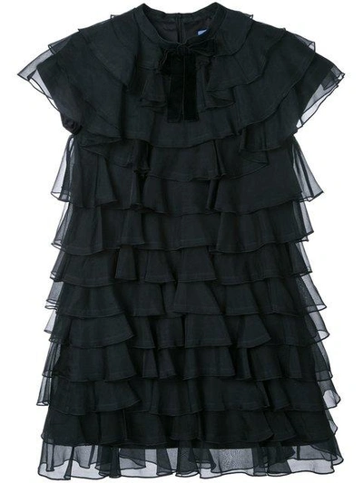 Macgraw Bon Bon Silk Dress In Black
