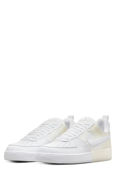 Nike Men's Air Force 1 React Shoes In White