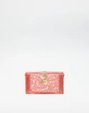 DOLCE & GABBANA DOLCE BOX CLUTCH IN SINT GLASS AND LACE,BB6232AD7628H200