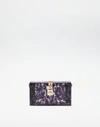 DOLCE & GABBANA DOLCE BOX CLUTCH IN SINT GLASS AND LACE,BB6232AD76280459