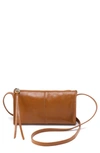 Hobo Jewel Leather Crossbody Bag In Truffle