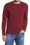 Nordstrom Cashmere Crewneck Sweater In Red Cinder