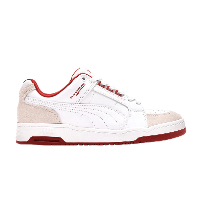 Pre-owned Puma Slipstream Lo Retro 'white Intense Red'