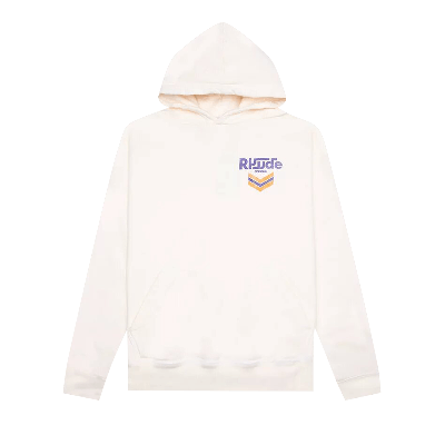 Pre-owned Rhude Fuel Hoodie 'vintage White'