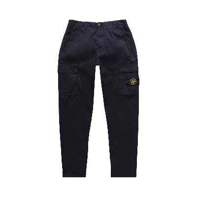 Pre-owned Stone Island Cargo Pants 'navy Blue'