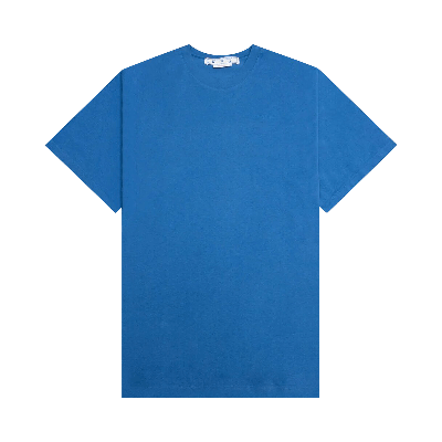 Pre-owned Off-white Diag Tab Over Short-sleeve Tee 'peacock' In Blue