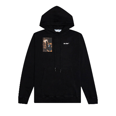 Pre-owned Off-white Caravaggio Lute Slim Hoodie 'black/white'