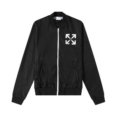 Pre-owned Off-white Single Arrow Slim Tracktop 'black/white'