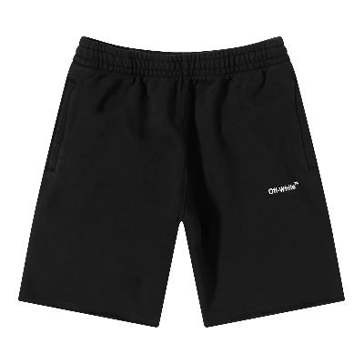 Pre-owned Off-white Single Arrow Pocket Sweatshort 'white/black'