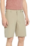 Travismathew Carlsbad Performance Shorts In Light Khaki